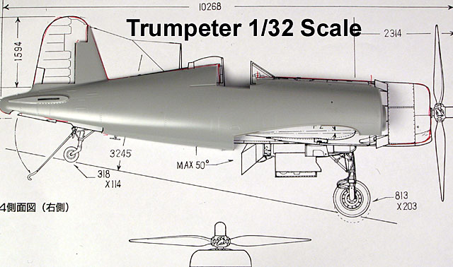 TRUMPETER 02221 1/32 Terminal F4U-1D Corsair