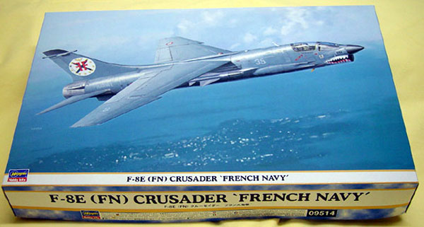 FN Hasegawa 1/48 French Navy F-8E Crusader Model Car 09514