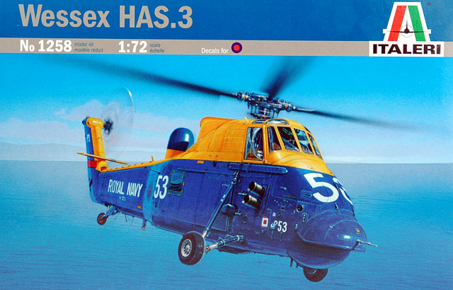 Westland Wessex Has MK3 UK Helicopters Combats Military 1/72 Hachette 