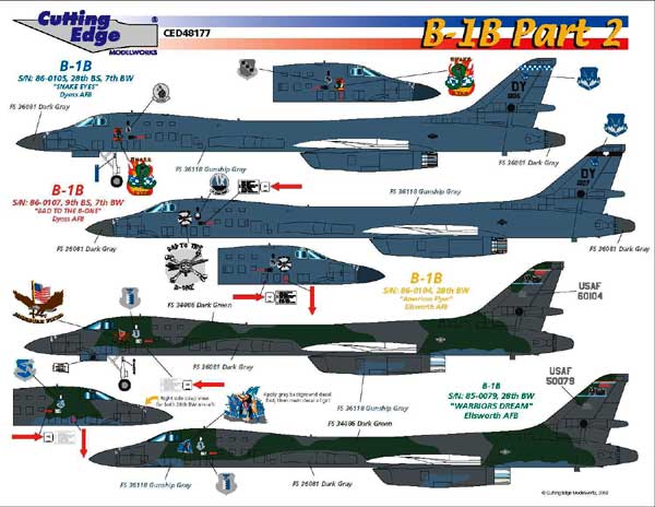 Various Decals Preview by Brett Green (Cutting Edge 1/48 