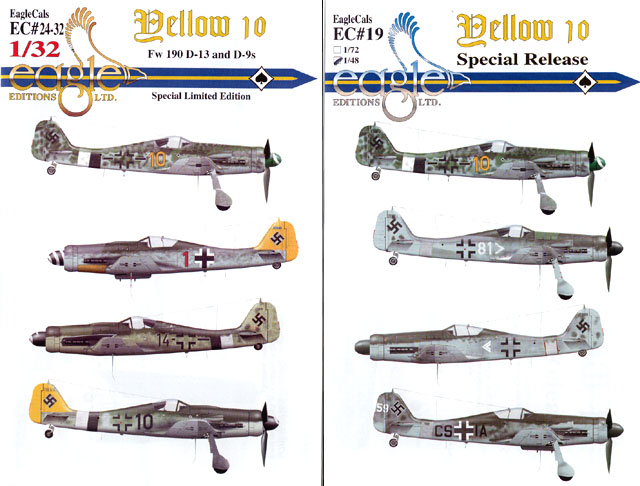 Focke Wulf Fw 190d Decal Review By Brett Green Eagle Cals 1 32 And 1 48